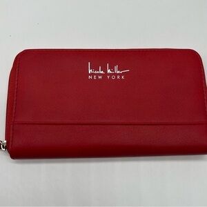 Nicole Miller red wallet